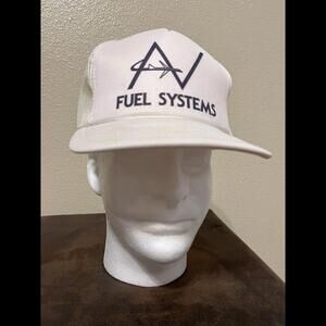 Vintage AV Fuel Systems plane Company Vernon Headliner Trucker Mesh Snapback Hat